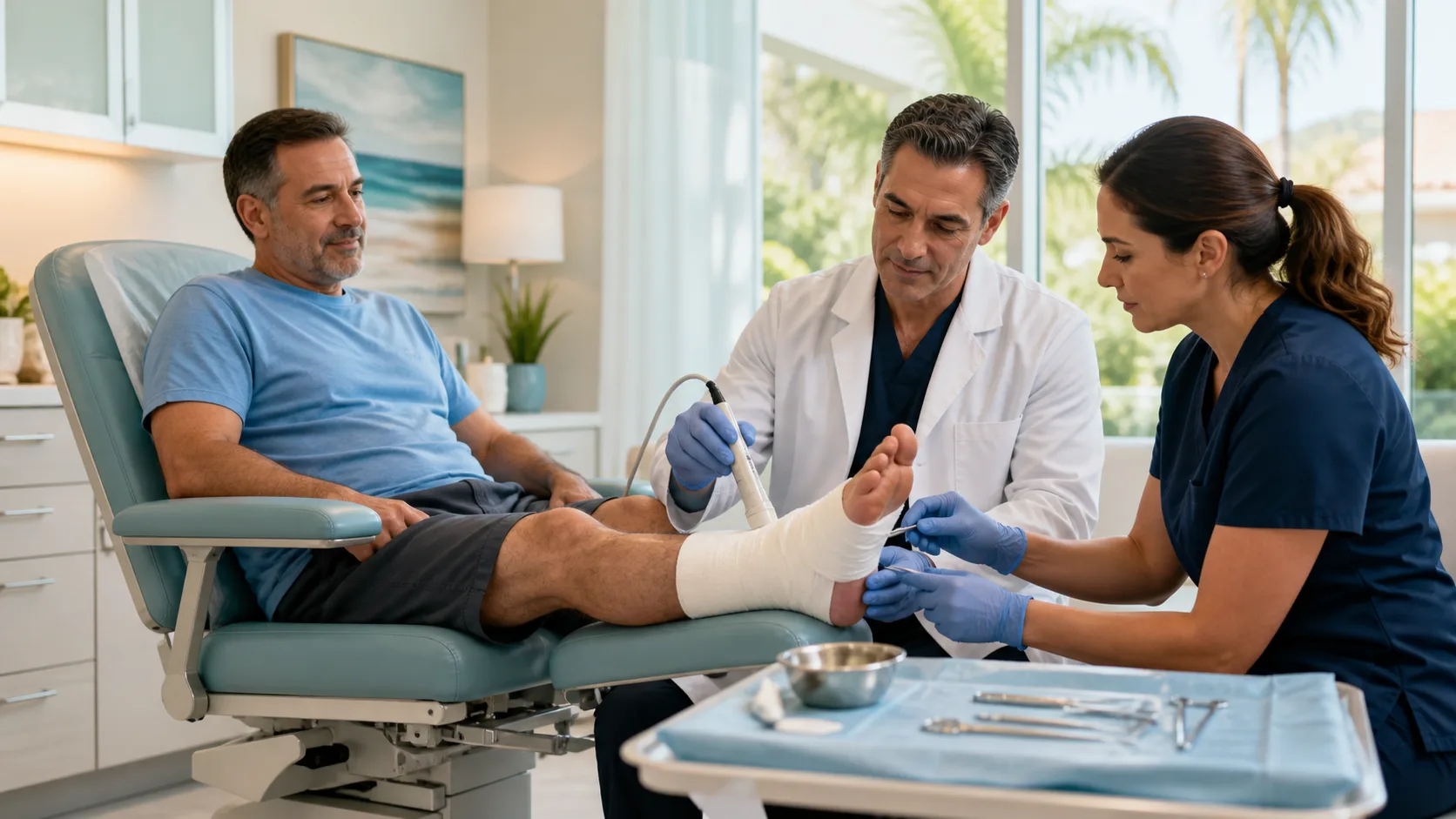 What Wound Care Physicians in Florida Look for in Diabetic Foot Ulcers